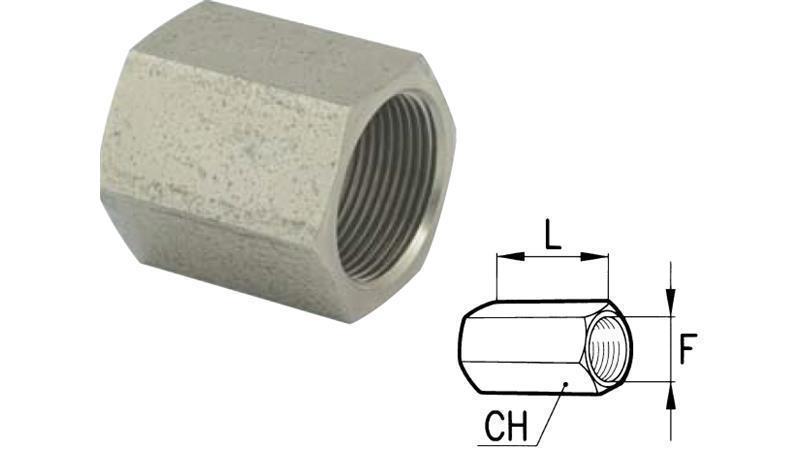 HYDRAULISCHE ADAPTER VROUW-VROUW 3/8