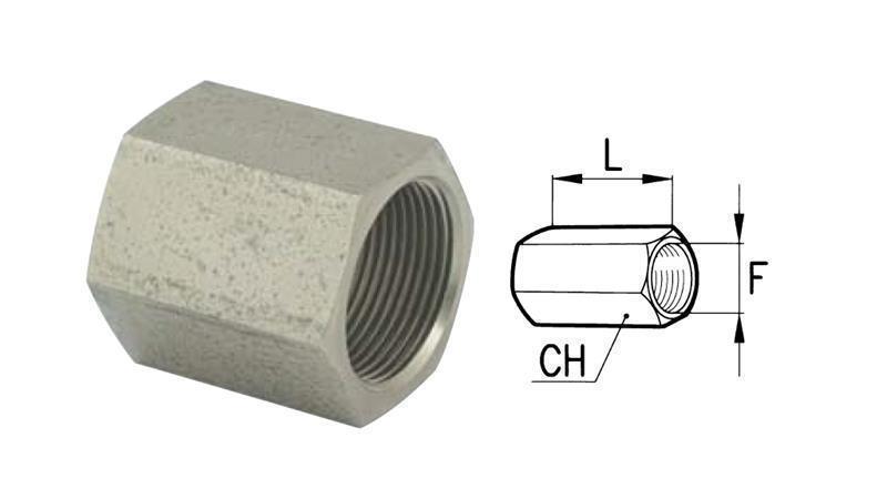 HYDRAULISCHE ADAPTER VROUW-VROUW 3/8