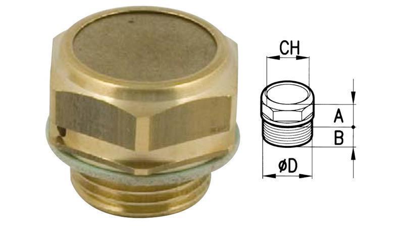 HYDRAULISCHE VENT 1/2