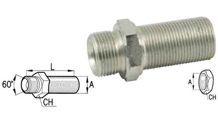 HYDRAULISCHE DUBBELE KLEP BSP UITGEBREID 3/8