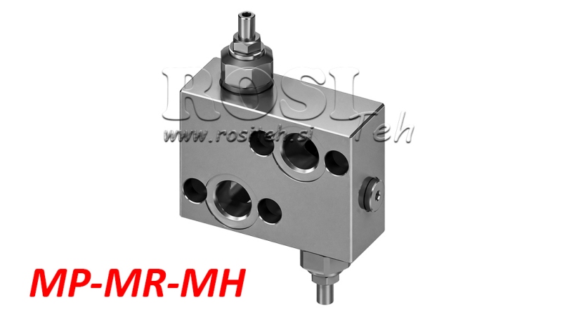 HYDRAULISCHE DRUKREGELAAR 10-180 BAR VOOR HYDRAULISCHE MOTOR MP-MR-MH