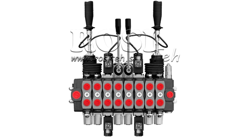 HIDRAULIKUS SZELEP 8xPC70 + 2X EURO JOYSTIC 12V