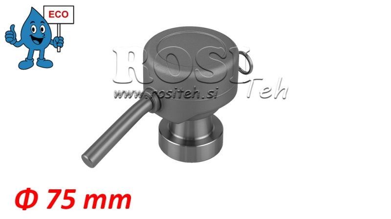 DRIEZIJDIGE BAL VOOR TIPPER CAISSON Φ75 ECO