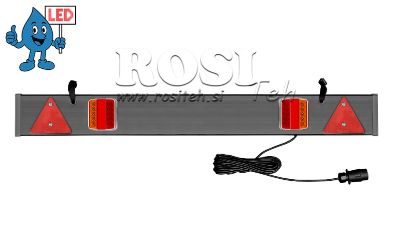 COMPLETE LED-VERLICHTINGSET VOOR AANHANGWAGENS 12/24V