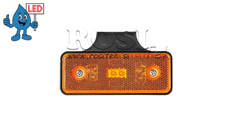 LED-MARKERINGSLICHT ORANJE 12V