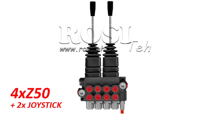 HYD. KLEP 4XZ50 + 2X JOYSTICK