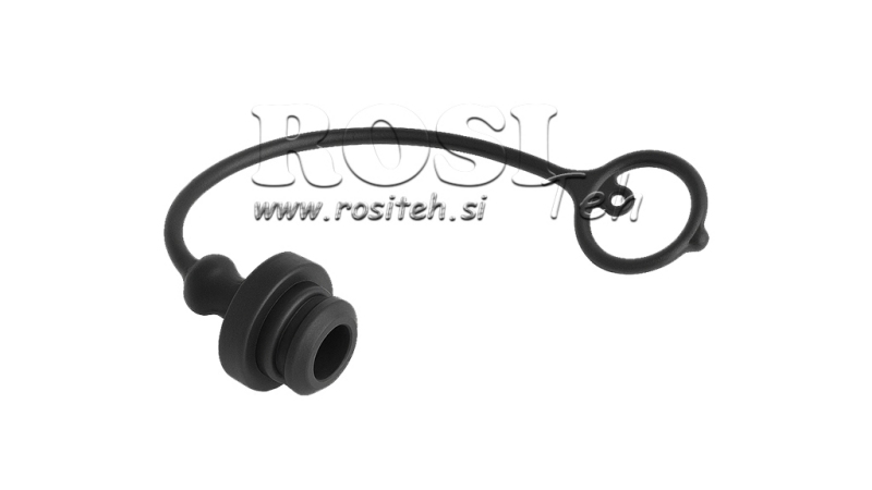 BESCHERMENDE RUBBEREN DEK ZWART - VROUWELIJKE SNELKOPPELINGEN