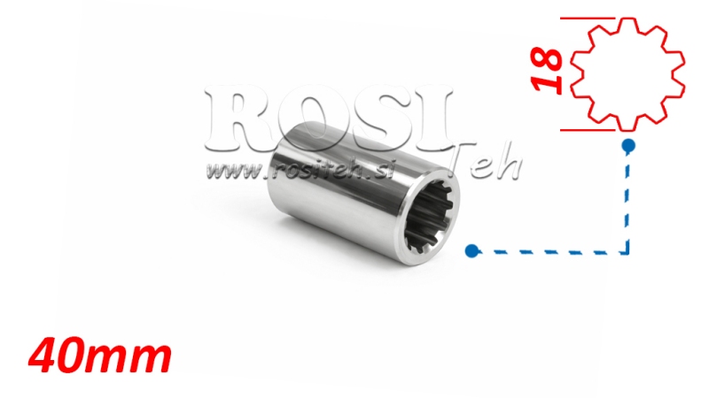 P.T.O. ADAPTER 30x27 - 16 TEETH