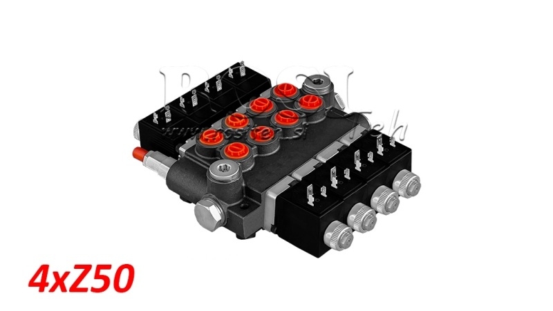 ELEKTROHYDRAULISCHE MONOBLOKKLEP 4xZ50