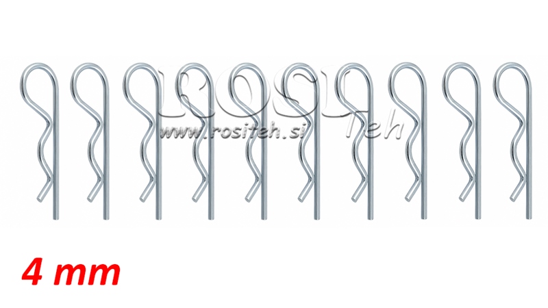 R-CLIP 4 MM (10 STUKS)