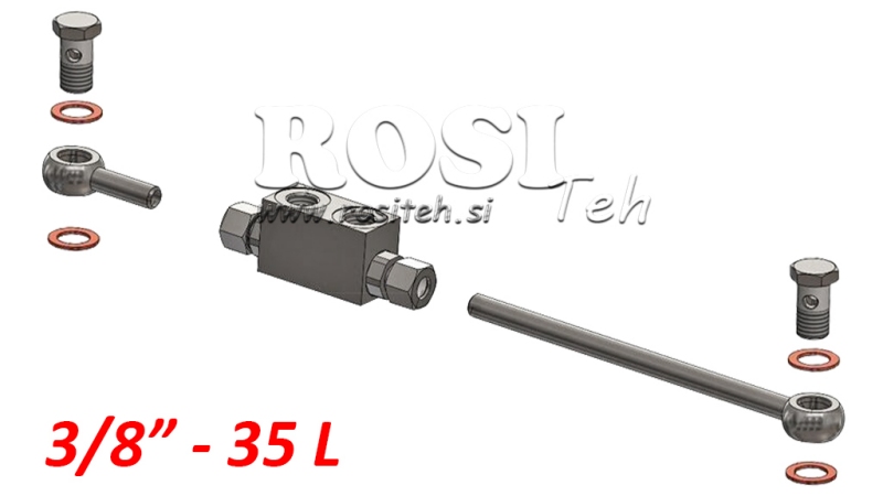 SPERRBLOCKVENTIL VBPDE 3/8 - 35 lit MIT RÖHREN