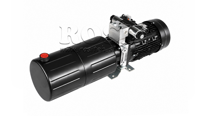 MINI HYDRAULISCH KRACHTPAKKET 380V AC (2.2 kW) - 8.0 cc - 11.2 lit/min - tank 12 lit
