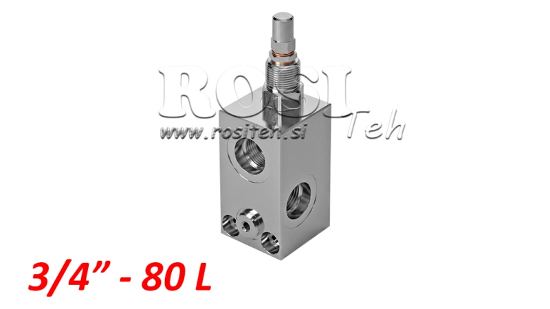HYDRAULISCHE DRUKREGULATOR VMP 3/4 20-260 BAR - 80LIT