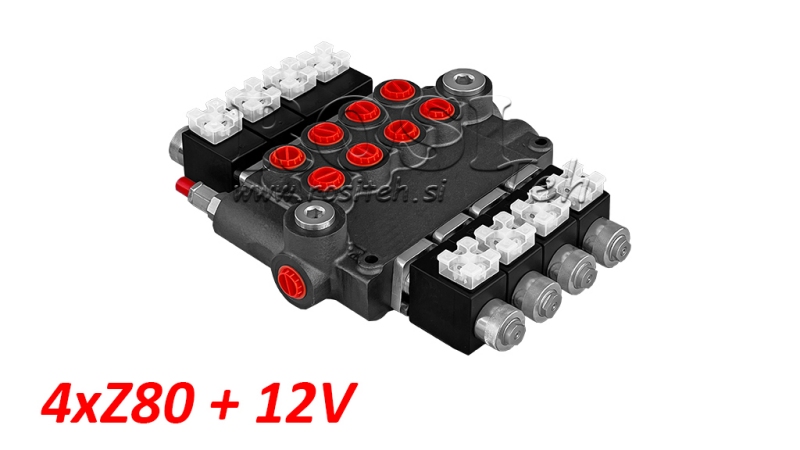 VÁLVULA HIDRÁULICA 4XZ80+12V DC