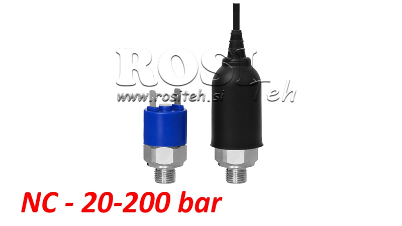 HIDRAVLIČNO TLAČNO STIKALO K4 - NC 20-200 BAR (MAX.300BAR)
