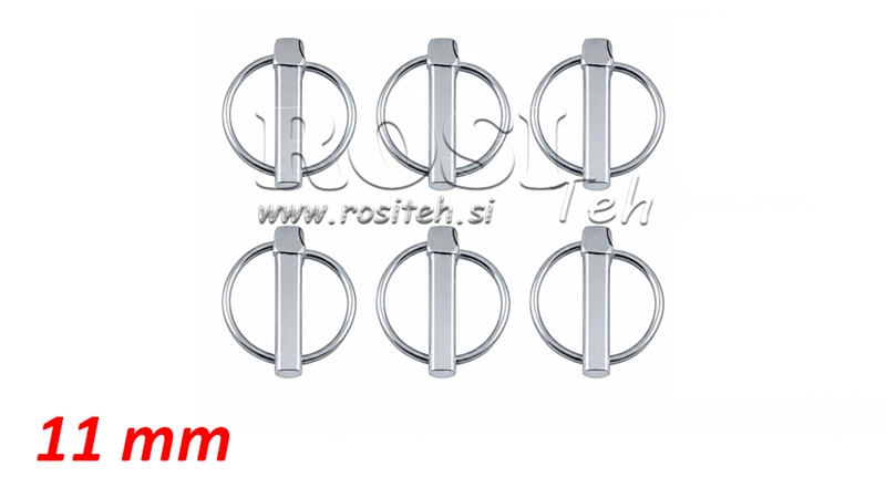 BORGPENNEN 11 MM (6 STUKS)