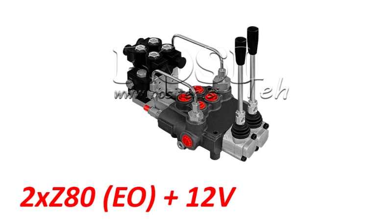 ZAWÓR HYDRAULICZNY 2XZ80 - EO+12V