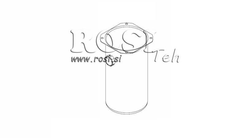 METAAL RESERVOIR ROL PP 2 LITER