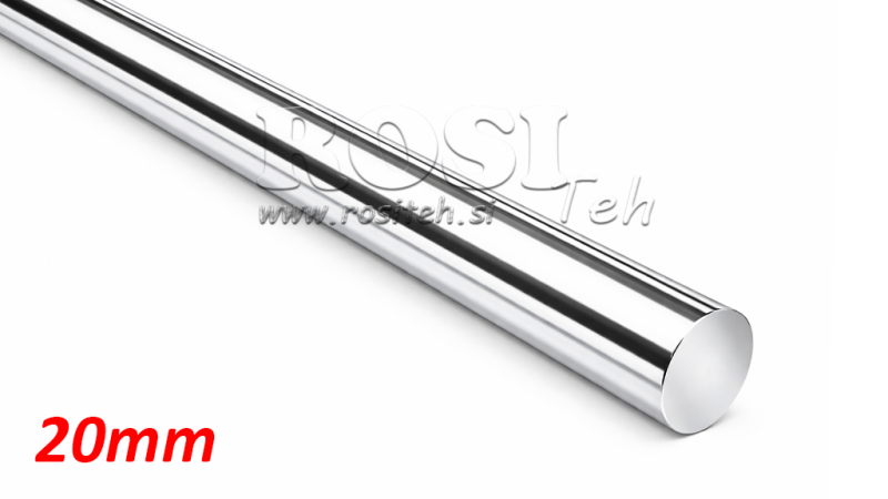 TIJĂ CROMATĂ PENTRU CILINDRU HIDRAULIC C45 - 20mm (1000mm)