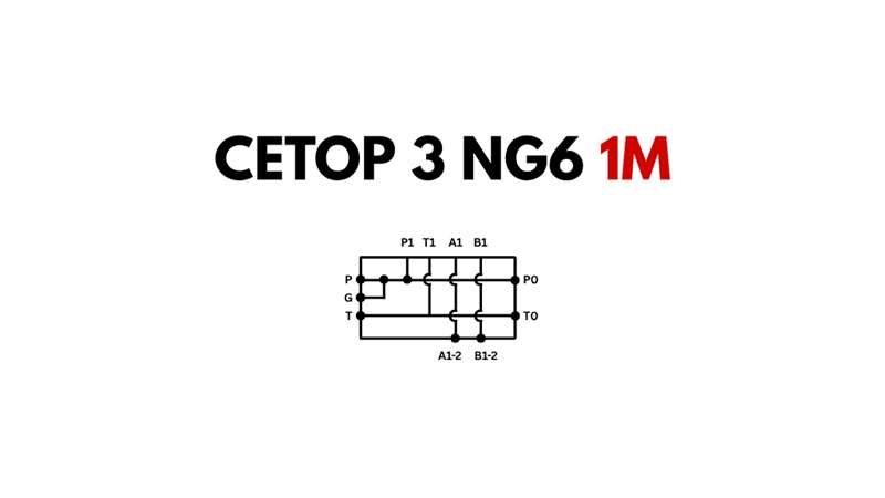 PODNOŽJE CETOP3 NG6 1M