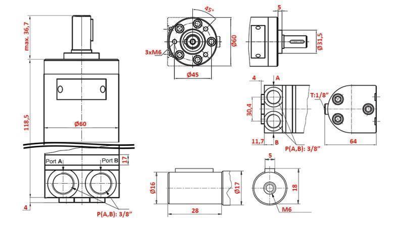 HYDROMOTOR MM 40 -zijde
