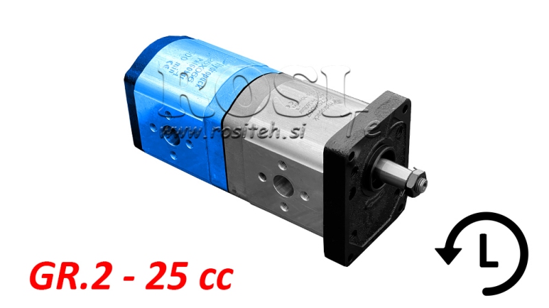 HYDRAULISCHE POMP 20A25X066 ACHTER GR.2 25 CC LINKS