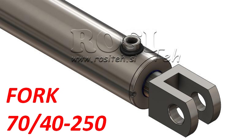 HYDRAULCYLINDER FORK 70/40-250