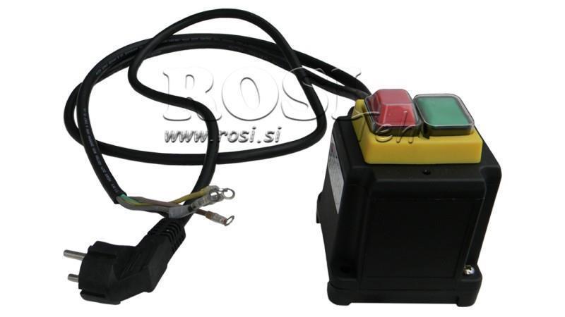 PLUG MET KABEL AAN/UIT 1 FASE (3POLE) 230V