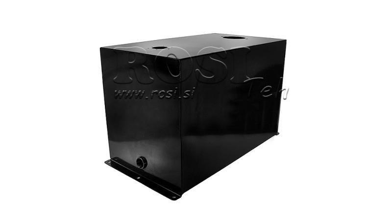 METALOWY ZBIORNIK 75 LITRÓW SZEŚCIONAŻ 400x355x653mm PRZYGOTOWANIE DO FILTRA POWROTU