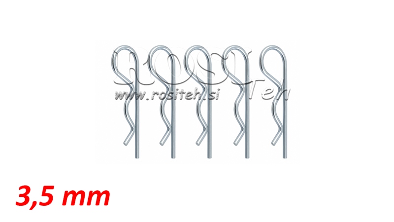 ASSORTIMENT R-CLIP Φ 3.5 MM (5STUKS)