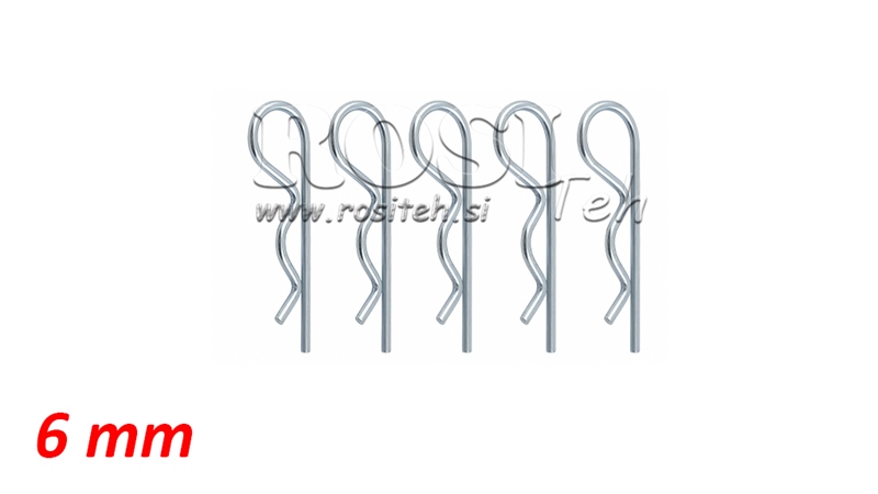ASSORTIMENT R-CLIP Φ 6.0 MM (5STUKS)