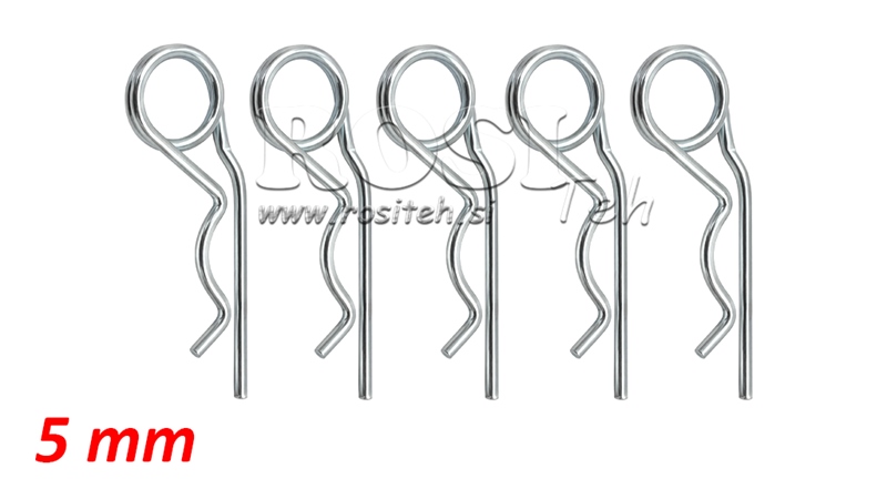 ASSORTIMENT R-CLIP DUBBELE Φ 5 MM (5STUKS)