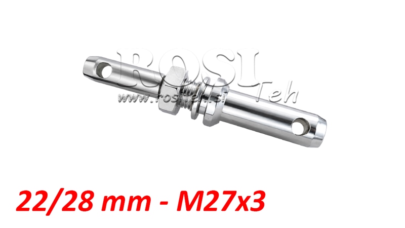 MONTEERPIN FI22/28MM MET SCHROEF M27X3