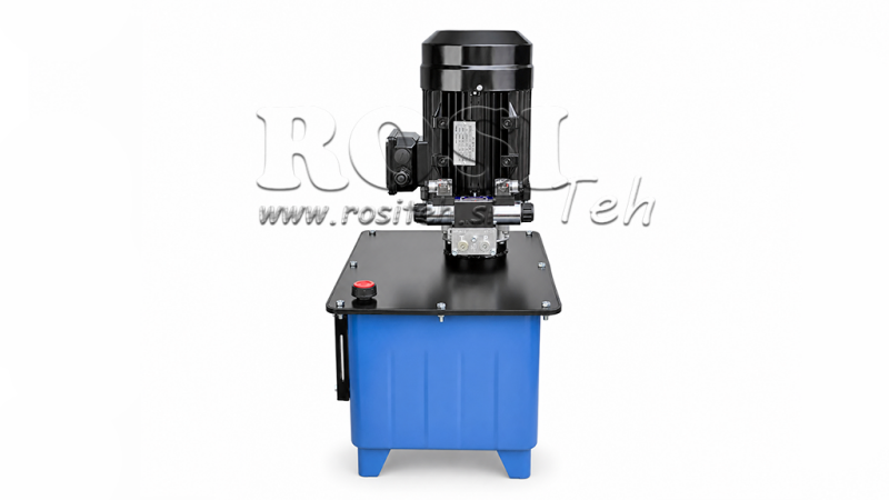 MINI HYDRAULISCH KRACHTPAKKET 380V AC (4 kW) - 8 cc - 12 lit/min - tank 40 lit