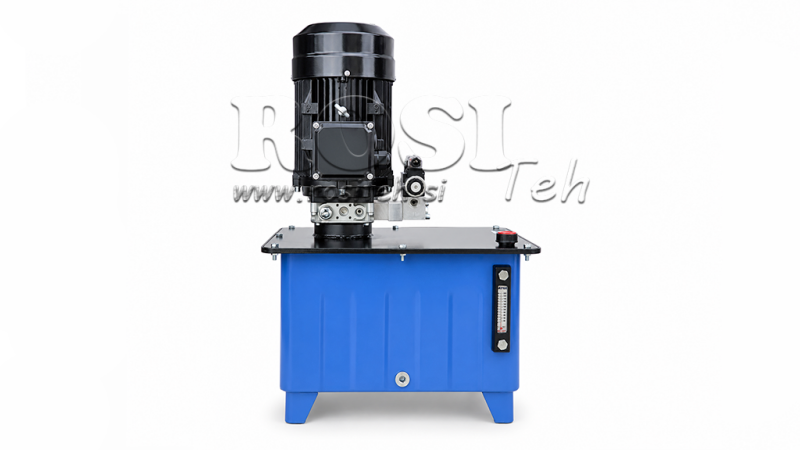 MINI HYDRAULISCH KRACHTPAKKET 380V AC (4 kW) - 8 cc - 12 lit/min - tank 40 lit