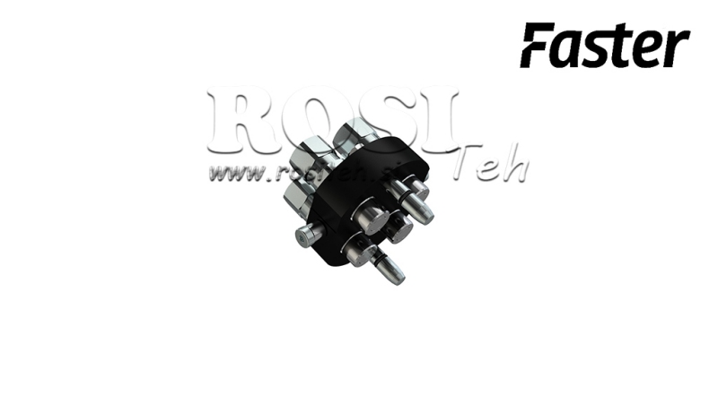 MULTI-FASTER KOPPELING 4-WEG BSP 1/2 MOBIEL DEEL