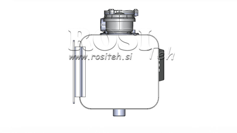 TOP IN METALLO 20 LITRI 265X290X400MM