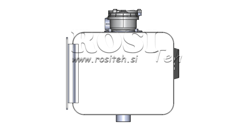 TOP IN METALLO 60 LITRI 310X380X560MM