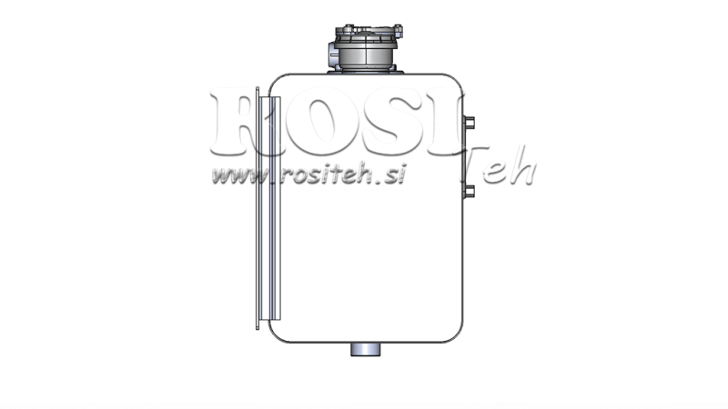 TOP IN METALLO 80 LITRI 360X500X500MM
