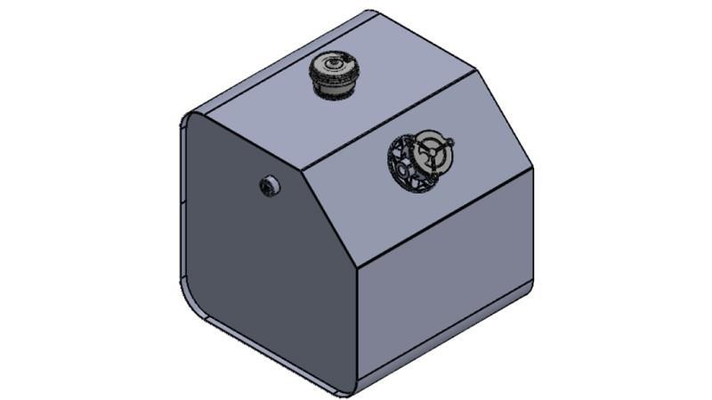 KOVINSKI REZERVOAR TOP 150 Lit 600x600x500mm