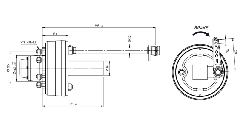 HALF-AS MET REMMEN 5.250 KG L.290 MM