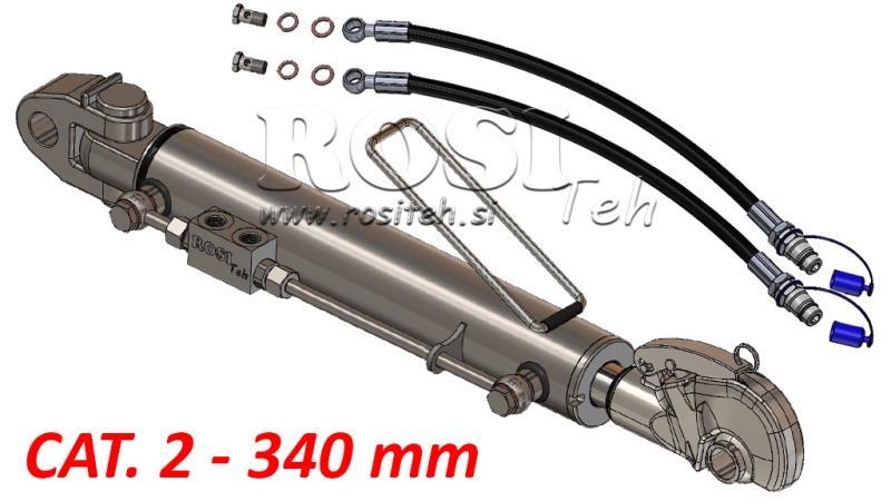 HYDRAULISCHE TOPSTANG - SPECIAAL - CAT. 2 - 63/35-340 (45-95 HP) (25,4 mm)