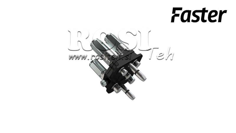 MULTI-FASTER KOPPELING 3-WEG BSP 1/4 MOBIEL DEEL