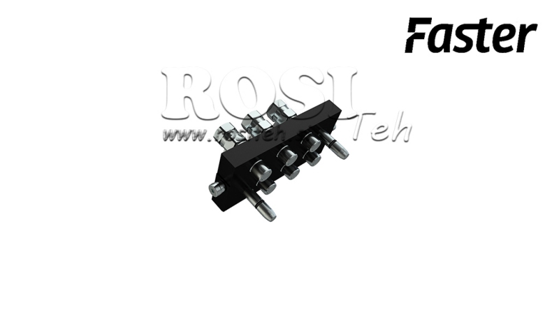 MULTI-FASTER KOPPELING 6WEG BSP 3/8 MOBIEL DEEL