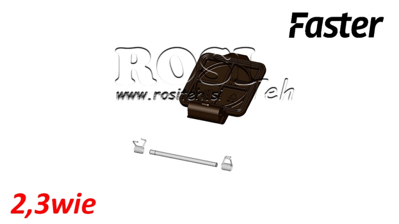 DEKSEL VOOR MULTI-FASTER 2,3WEG