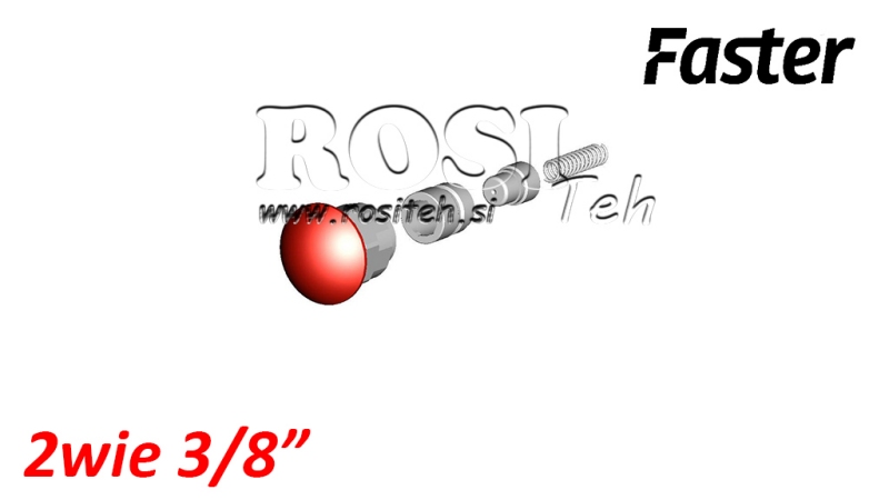 VEILIGHEIDSKNOP VOOR MULTI-FASTER 3/8 2WEG VASTE DEEL