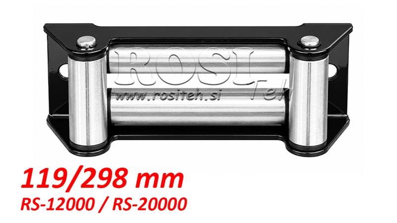 ROLLENGELEIDER VOOR STAALKABEL (RS-12000 / RS-20000) - 119 x 298 mm