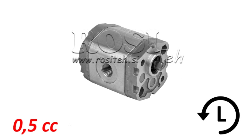 HYDRAULISCHE POMP 00A0.5X033 GR.0 - 0,5cc - LINKS