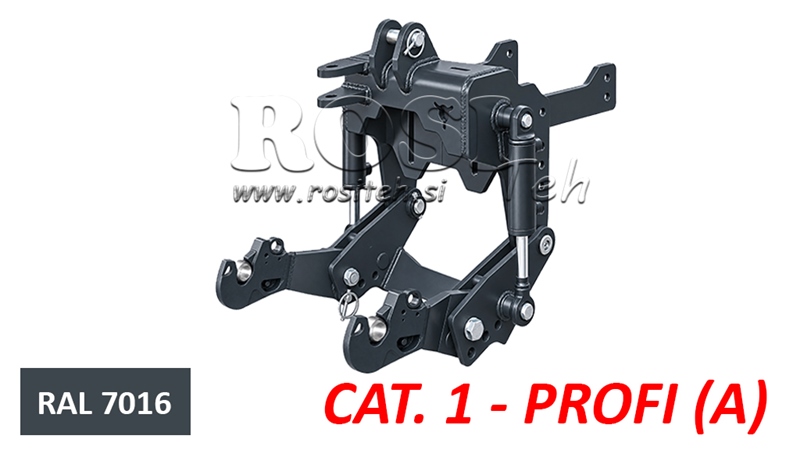 UNIVERSELE AANBOUWSET FRONTHEF CAT. 1 - PROFI AUTOMATIC VOOR TRACTOR 800 KG