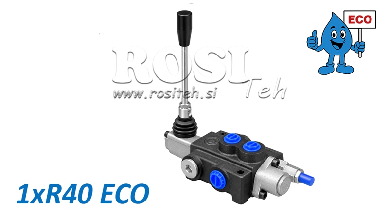 HYDRAULISCH HANDVENTIEL – 1-SECTIE STUURVENTIEL 1xR40 ECO